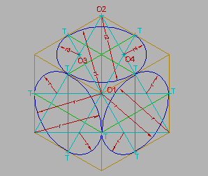 Trazado de circunferencias en Perspectiva Isometrica